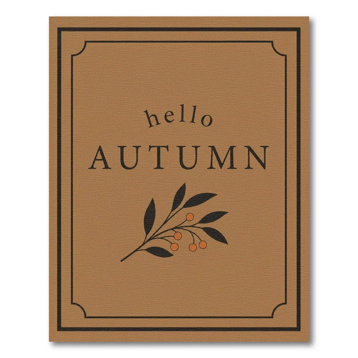 Hello Autumn Berry Branch Area Rug