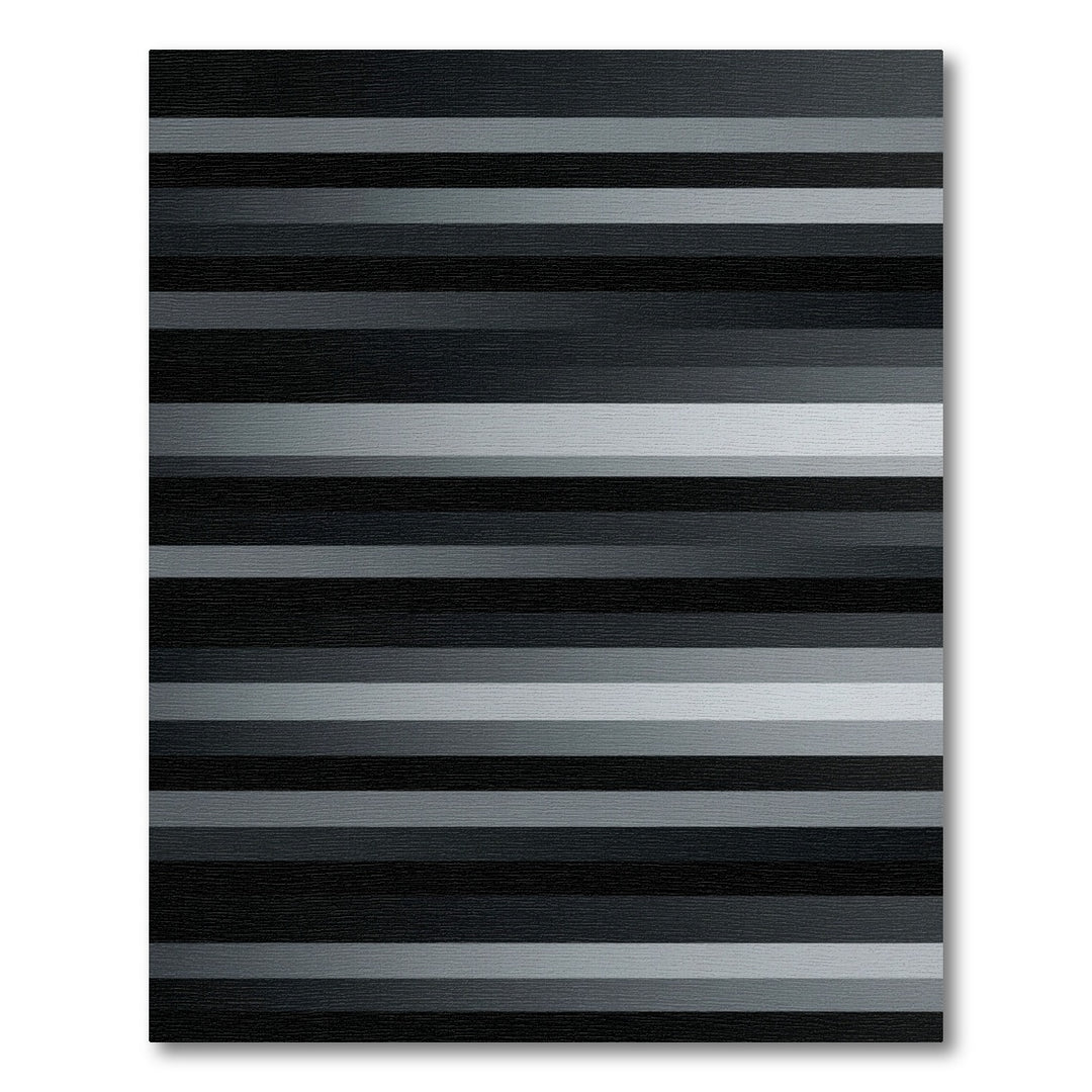 Monochromatic Gradient Stripe Accents Rug