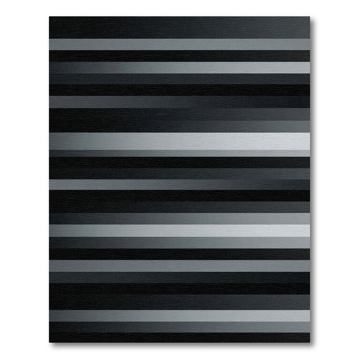 Monochromatic Gradient Stripe Accents Rug