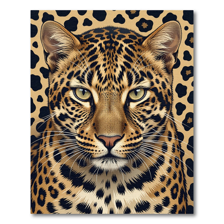 Leopard Spot Face Jungle Rug