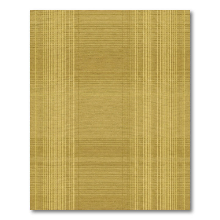 Gold Plaid Lines Rug