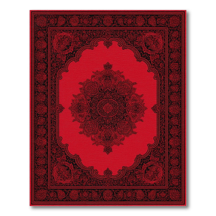 Red Persian Medallion Area Rug