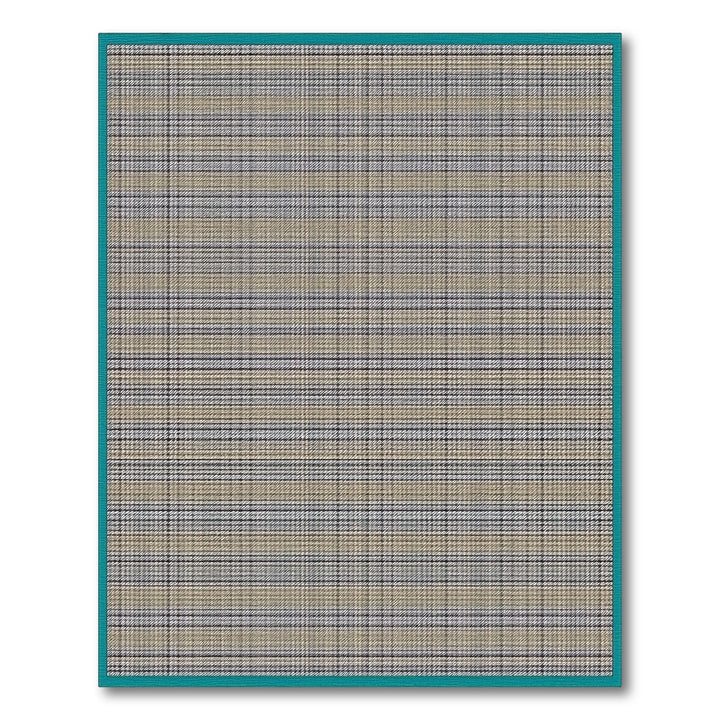 Beige and Neutral Geometric Modern Beige Plaid Geometric Area Rug