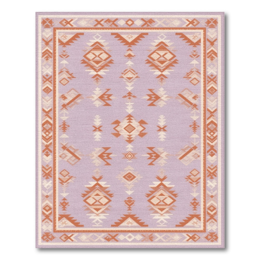 Purple Heritage Tribal Purple Area Rug