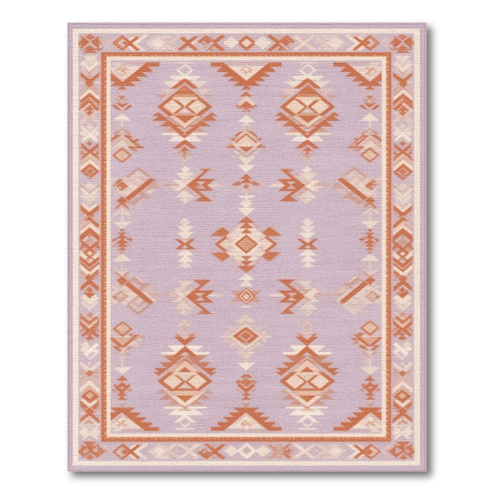 Purple Heritage Tribal Purple Area Rug