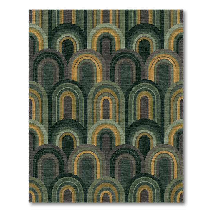 Earthy Tone Arch Array Rug