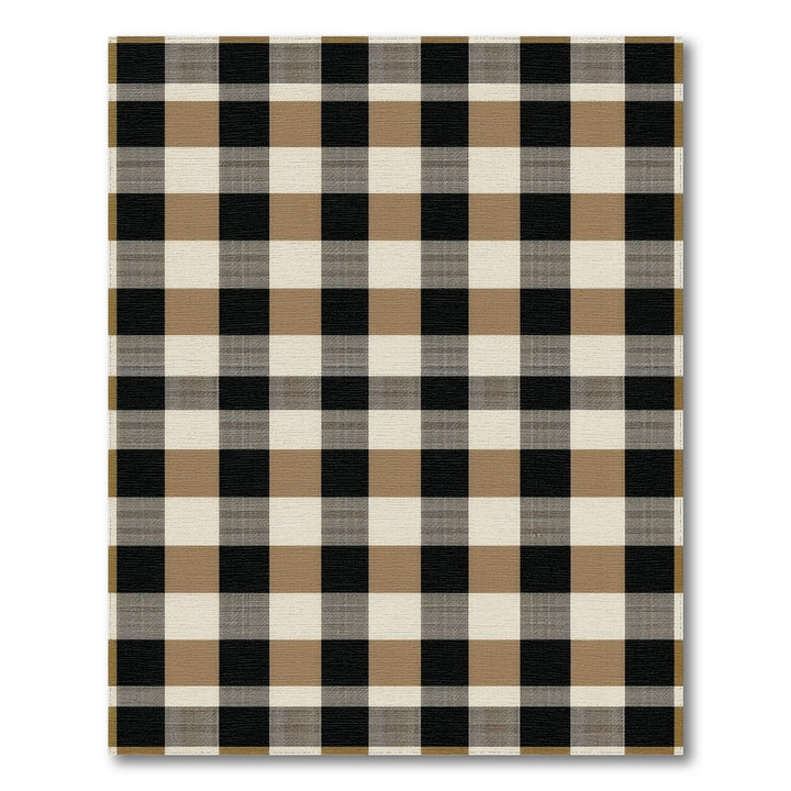 Brown Buffalo Check Area Rug