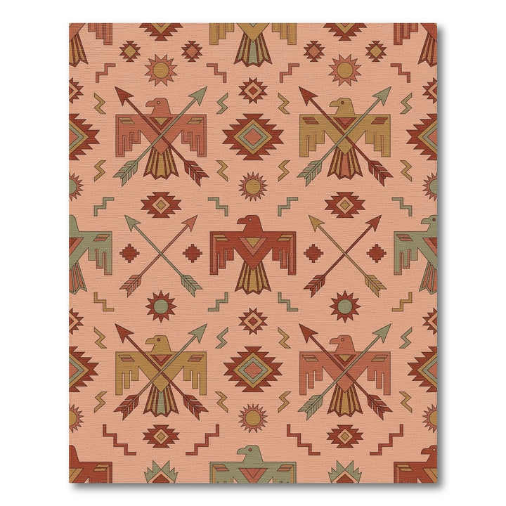 Southwestern Thunderbird Arrows Sun Rug