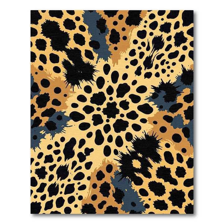 Bold Black Spots Animalistic Rug