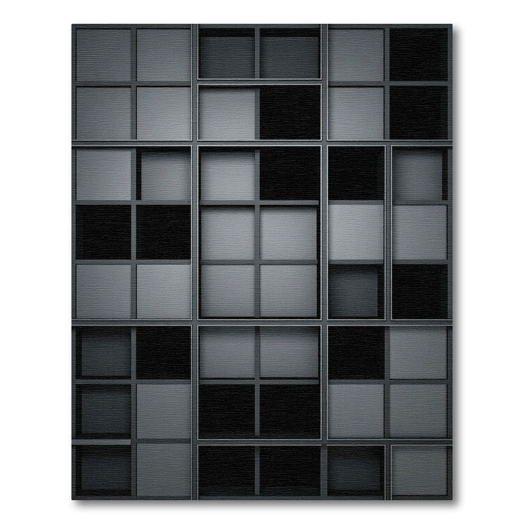Monochromatic Geometric Grid Rug