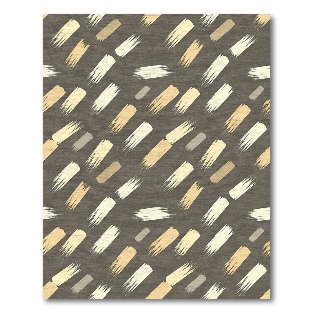 Brushstroke Gold Beige Geometric Rug