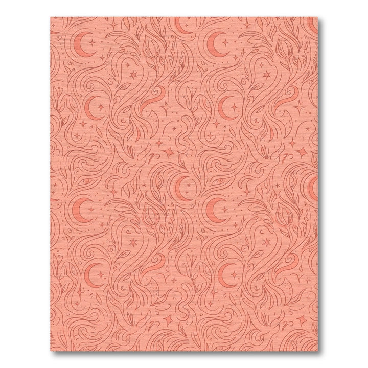 Celestial Moon And Star Swirl Garden Rug