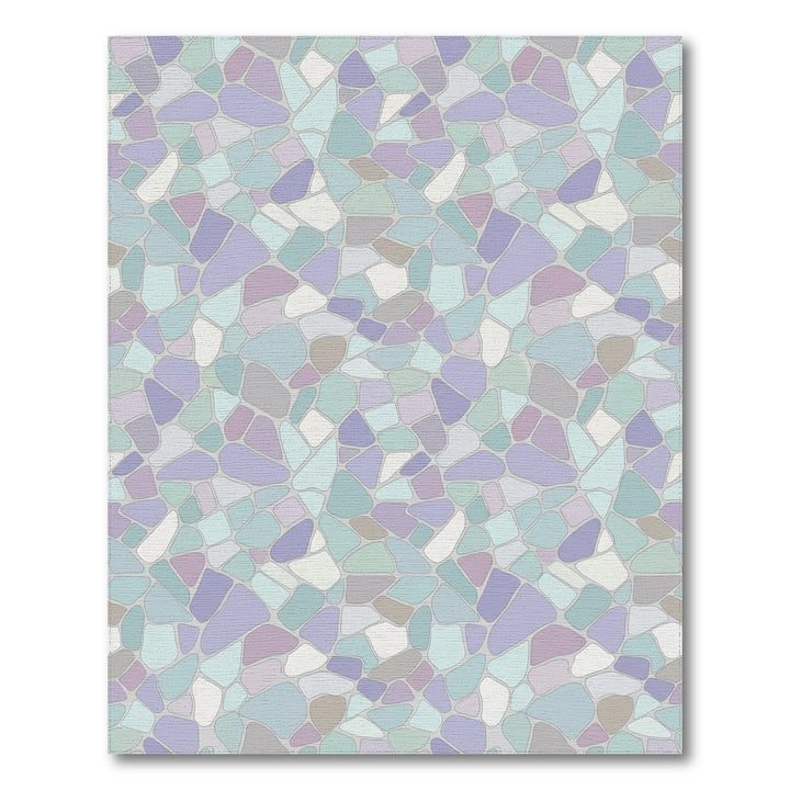 Pastel Stone Mosaic Texture Rug