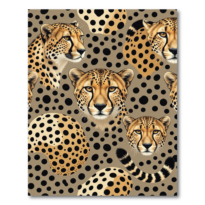 Cheetah Spots Jungle Animals Rug