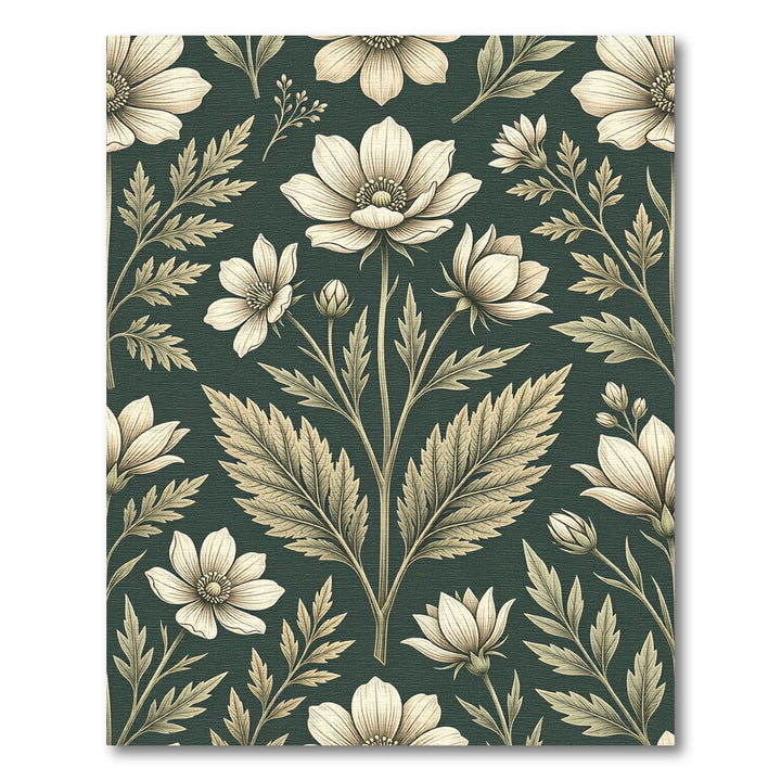 Botanical Vintage Cream Floral Rug