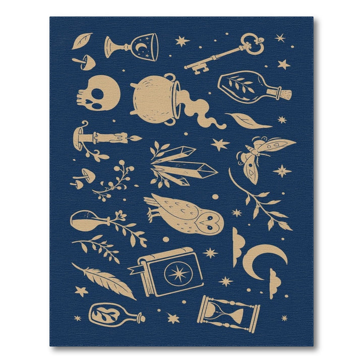 Mystic Celestial Blue Area Rug
