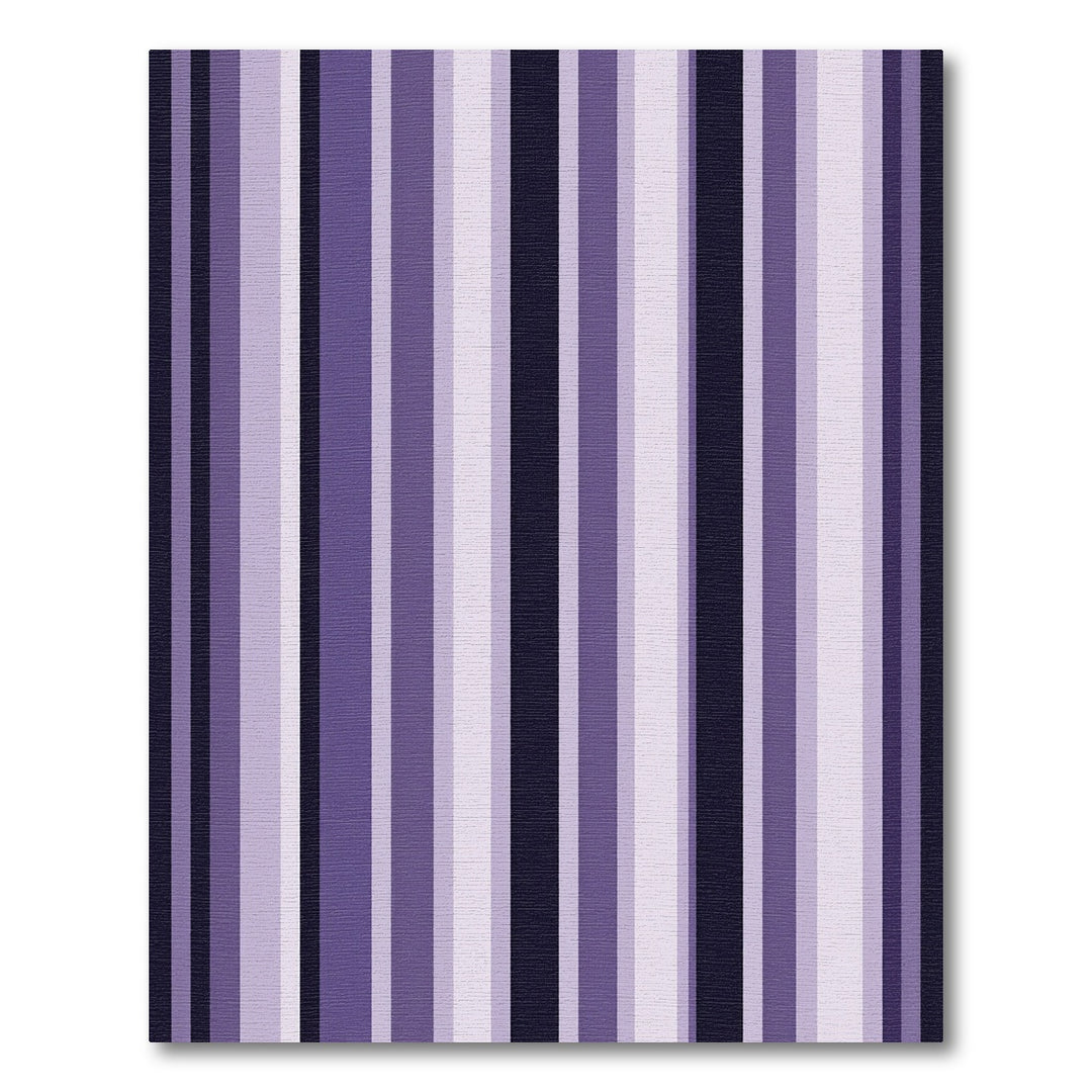 Purple Hues Vertical Stripe Rug