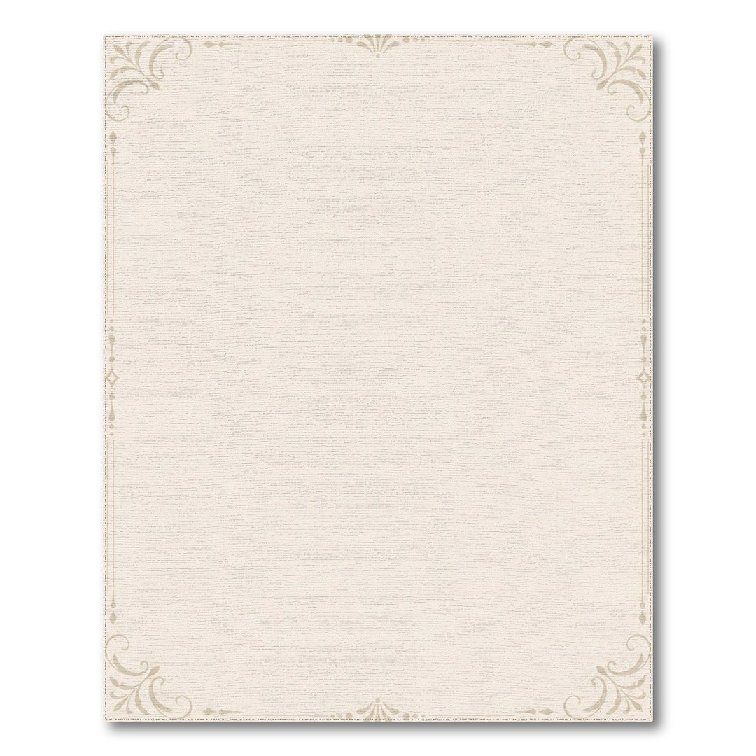 Beige Floral Vintage Area Rug
