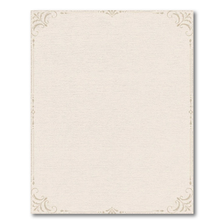 Beige Floral Vintage Area Rug