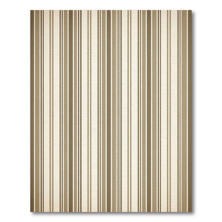 Brown Taupe Cream Vertical Stripe Rug