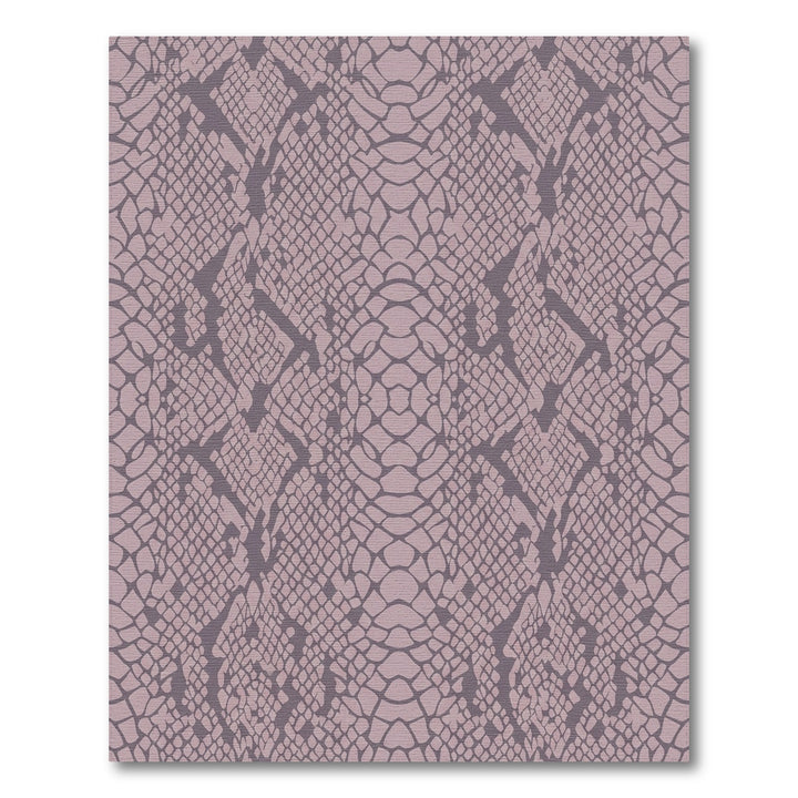 Mauve Snake Scale All-Over Texture Rug
