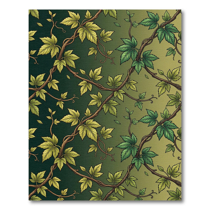 Emerald Vine Climbing Garden Rug