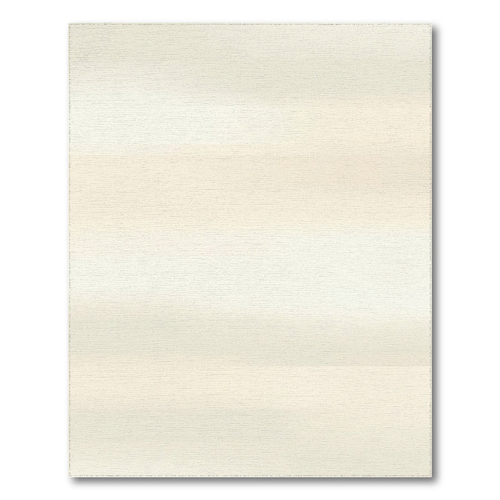 Creamy horizontal banded abstract Rug