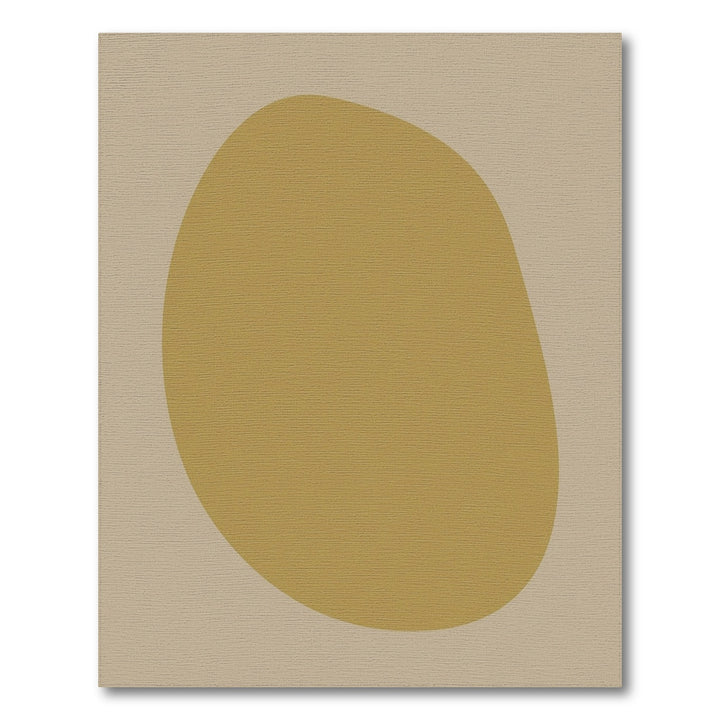 Ochre Organic Blob Landscape Rug