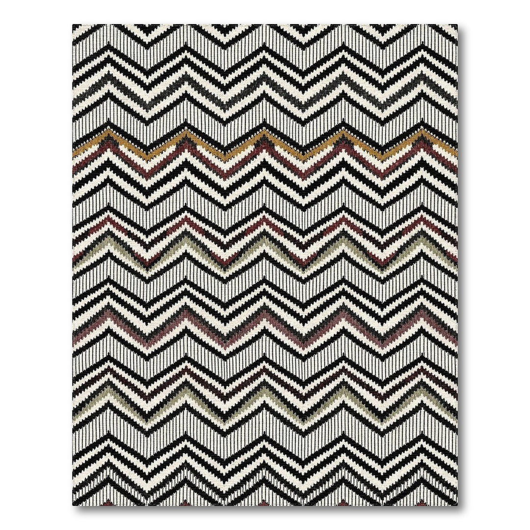 Bold Chevron Zigzag Area Rug