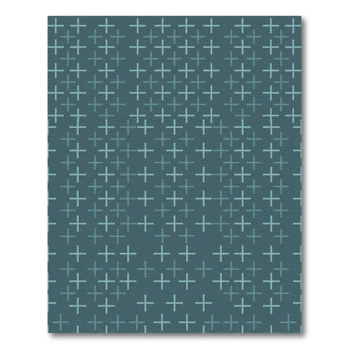 Teal Plus Mosaic All Over Rug