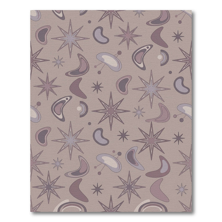 Mid Century Modern Starburst Boomerang Rug