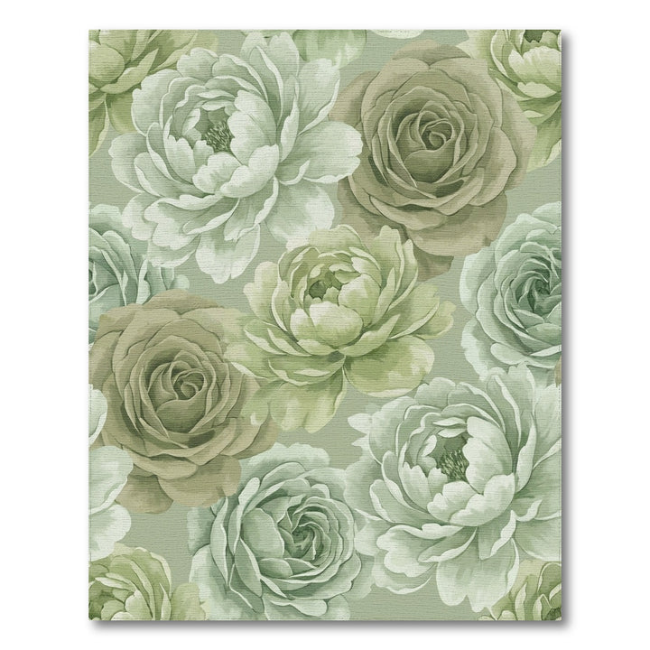 Earthy Tone Floral Garden Arrangement Rug