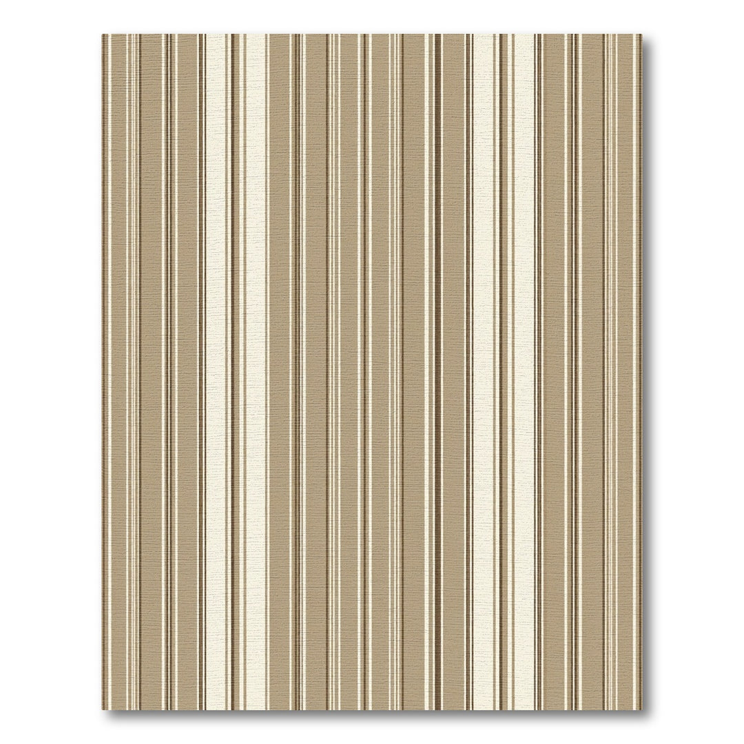 Neutral Beige Vertical Stripe Rug