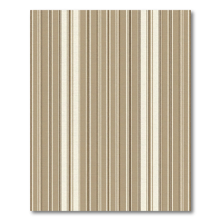 Neutral Beige Vertical Stripe Rug
