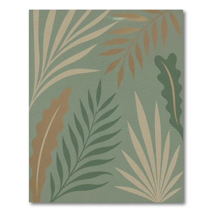 Abstract Area Green Abstract Leaf Area Rug