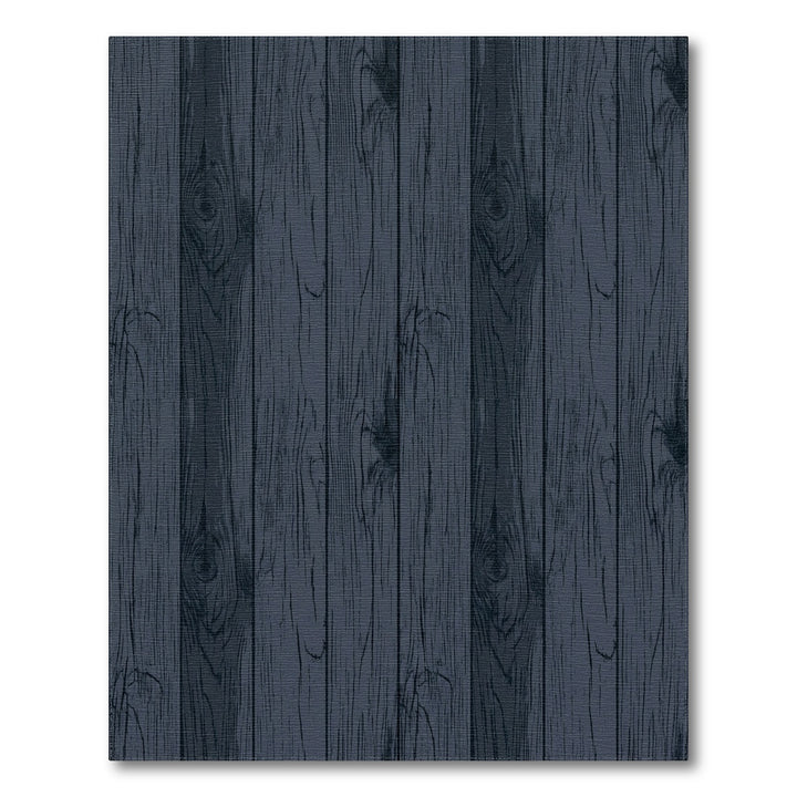 Dark Navy Wood Grain Texture Rug