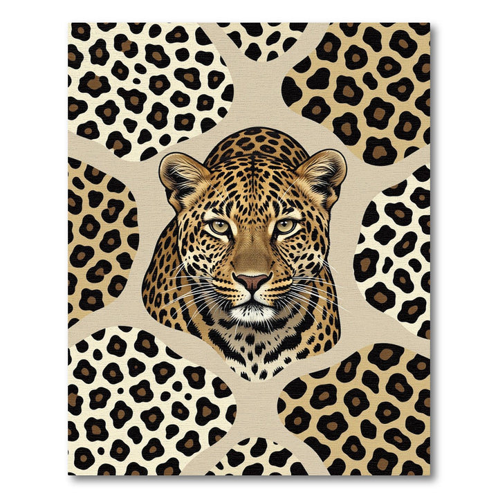 Leopard Face With Spots Rug