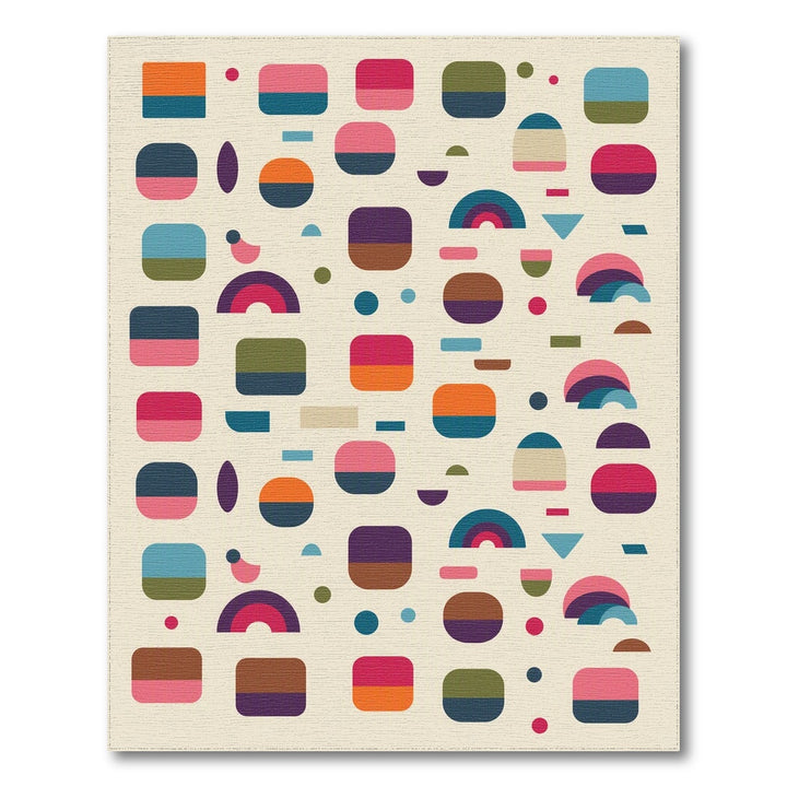 Multi-Color Geometric Area Rug