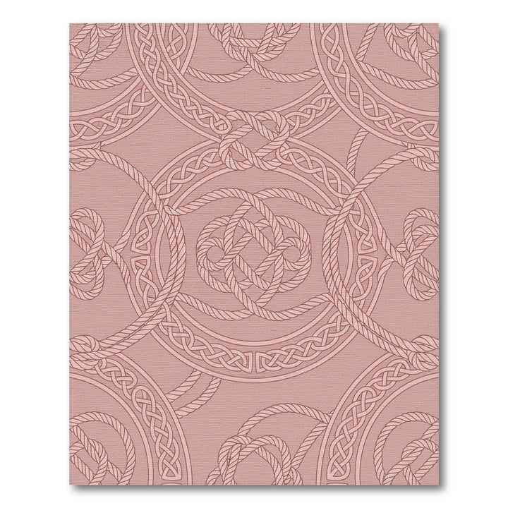 Rose Rope Knot Intertwined Medallion Rug