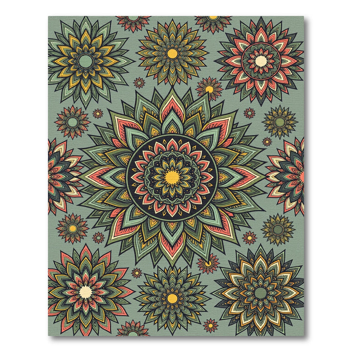 Mandala Artful Botanical Rug