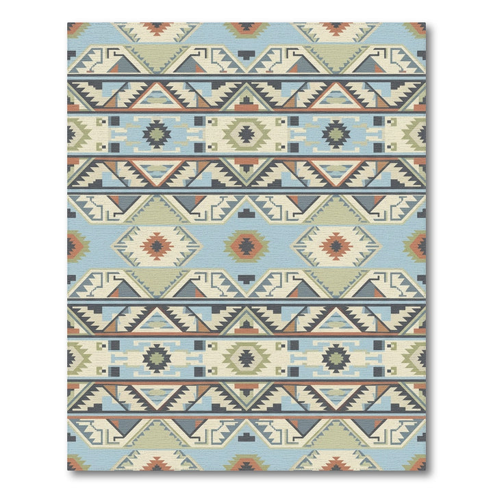 Southwestern Geometric Diamond Stripe Rug