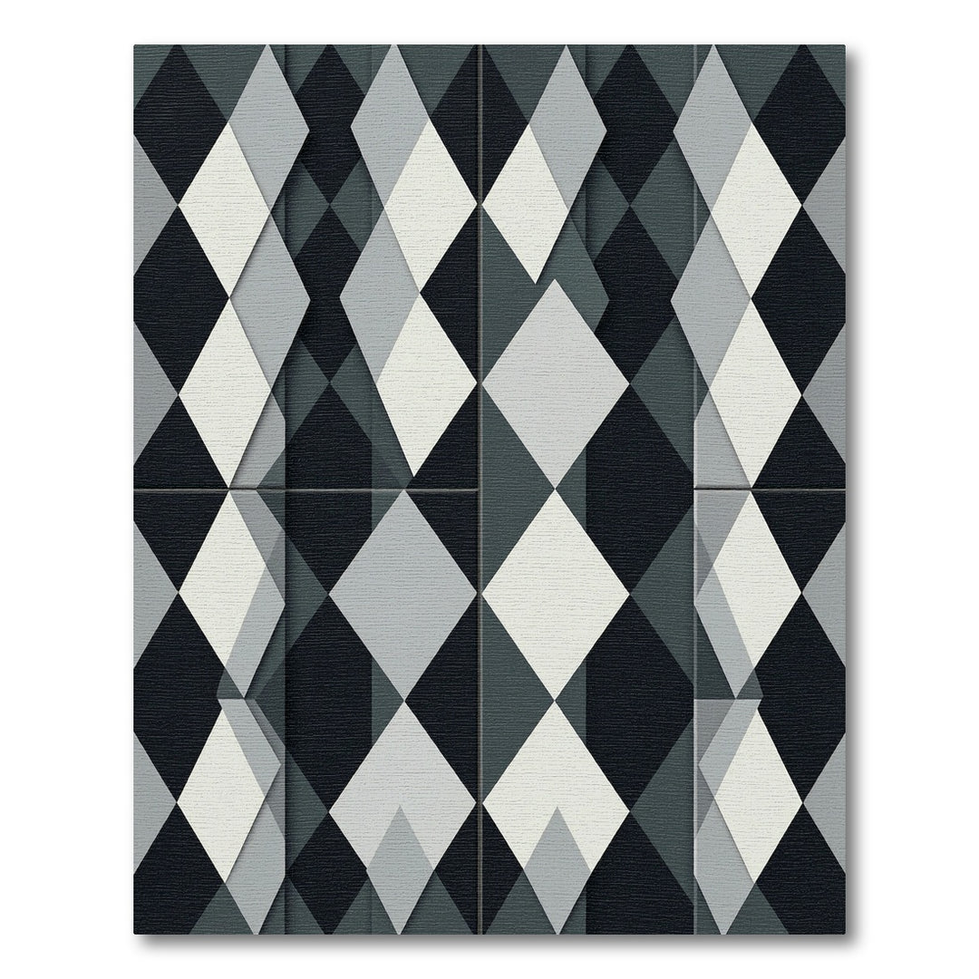 Bold Diamond Geometric Shades Rug