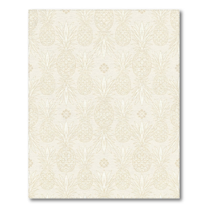 Cream Pineapple Botanical Repeat Rug