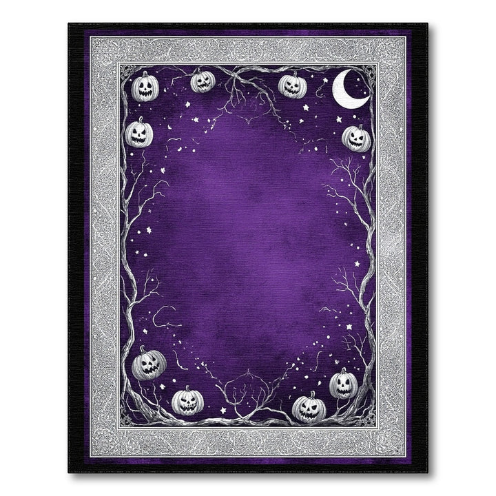 Purple Jack-o'-Lantern Area Rug