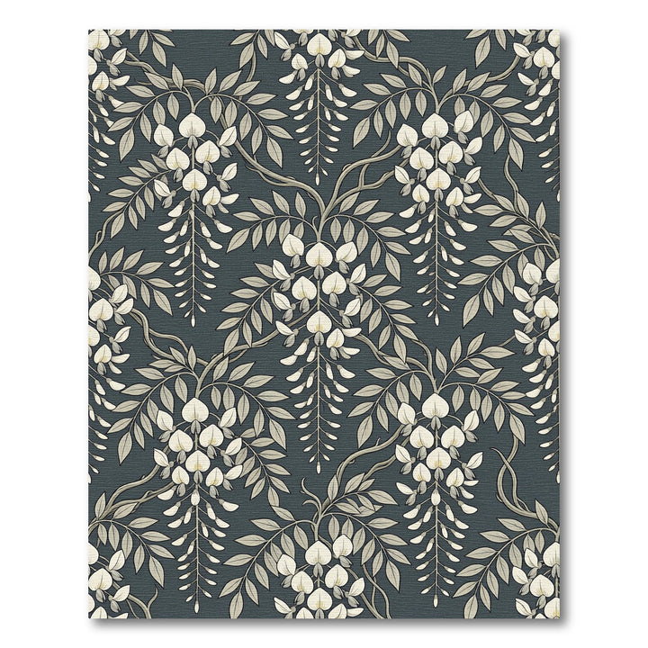 Wisteria Garden Dark Floral Rug