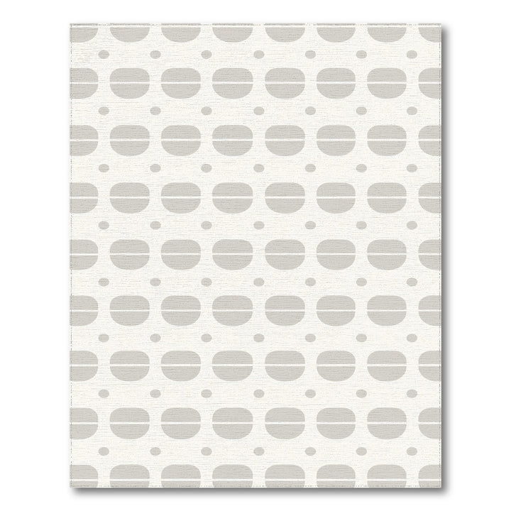 Grey Geometric Area Rug