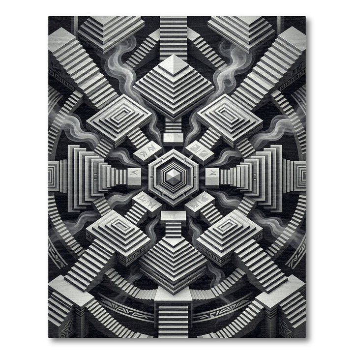 Monochromatic Geometric Steps Rug