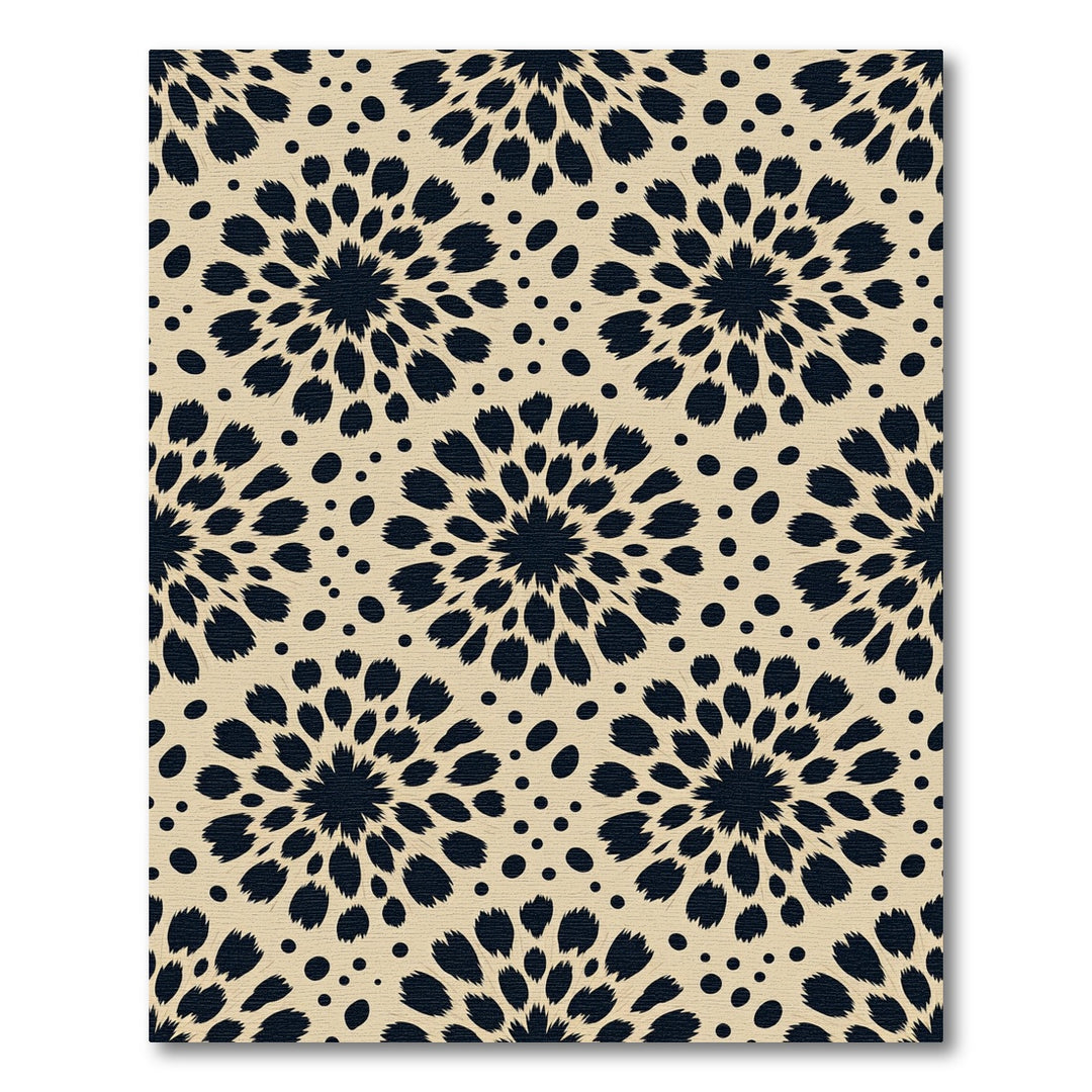 Dark Bloom Scatter Rug