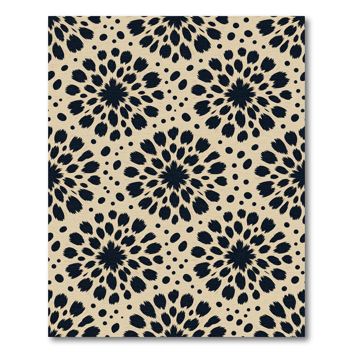 Dark Bloom Scatter Rug