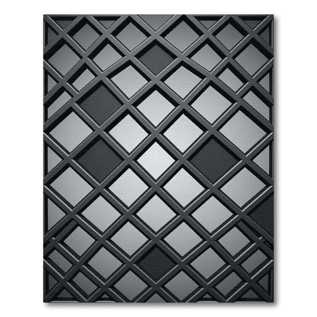 Diamond Lattice Grate Rug